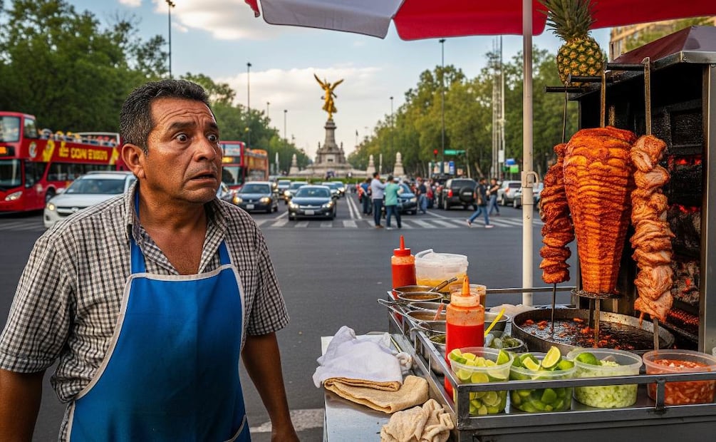 ¿Es legal el comercio ambulante en CDMX? (Foto: Creada con IA)