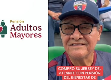 Aficionado del Atlante compra jersey con su Pensión Bienestar: Te decimos en qué puedes gastar los 6 mil 200 pesos