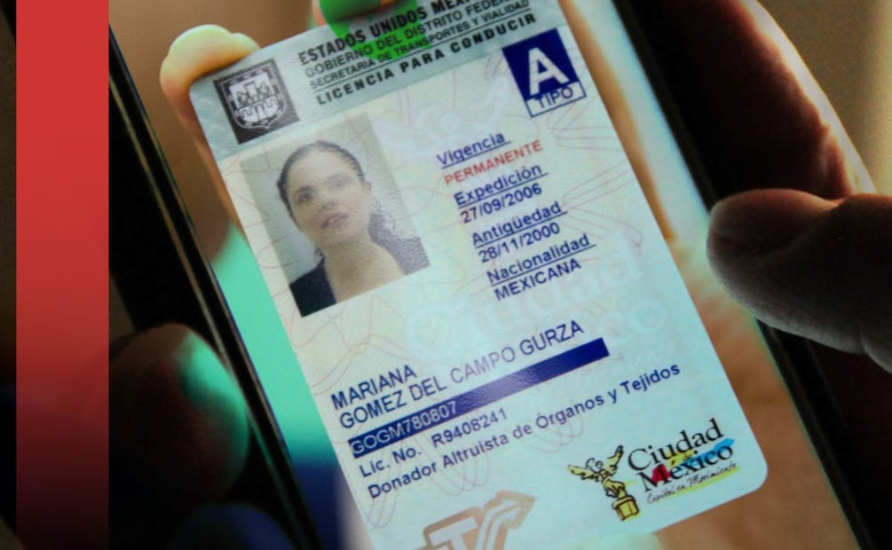 Vieja licencia de conducir. (Foto: Captura de pantalla)