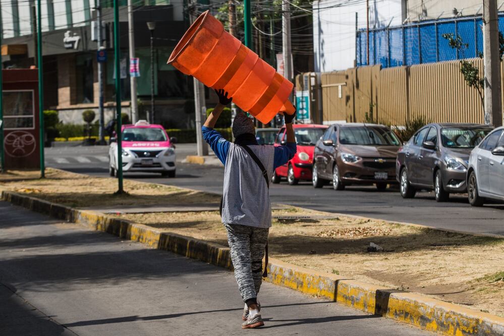 El trabajo de los franeleros en la capital (Foto: Cuartoscuro)