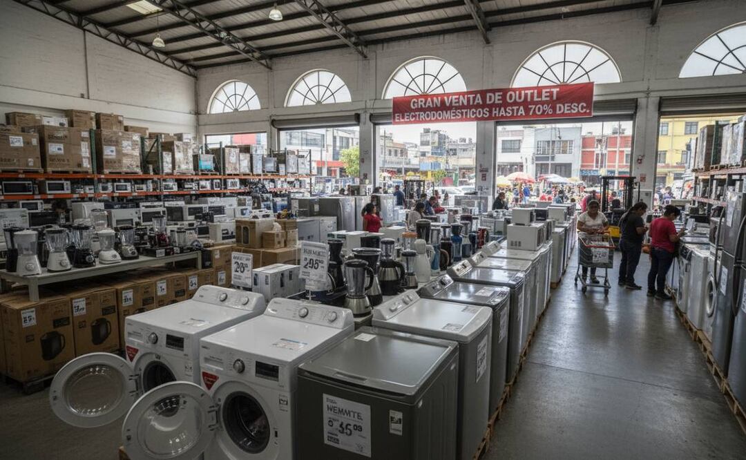 Guía de lugares en CDMX para amueblar tu hogar con electrodomésticos baratos y de calidad. (Foto: Creada con IA)