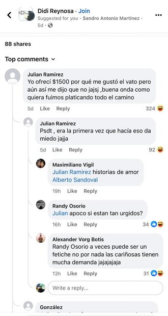 Conductor de DiDi en el escándalo, por chat filtrado. (Foto: Redes sociales)
