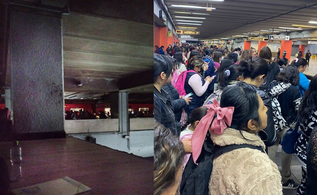 Conoce qué línea del Metro sufrió colapsos. (Foto: Redes sociales)