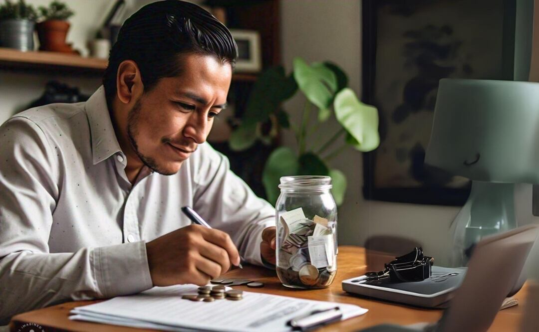 Conoce cómo crear un plan de ahorros que te ayude a enfrentar situaciones complicadas. (Foto: Creada con IA)