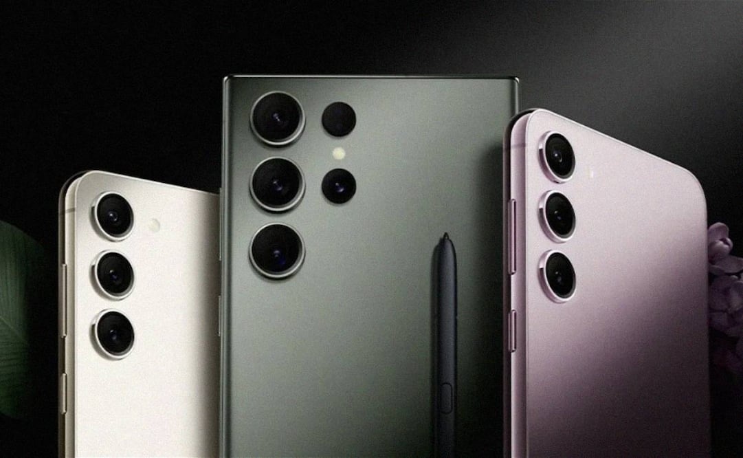 Celulares de la serie S de Samsung difundidas por diversos medios. (Foto: Tomada de redes sociales)