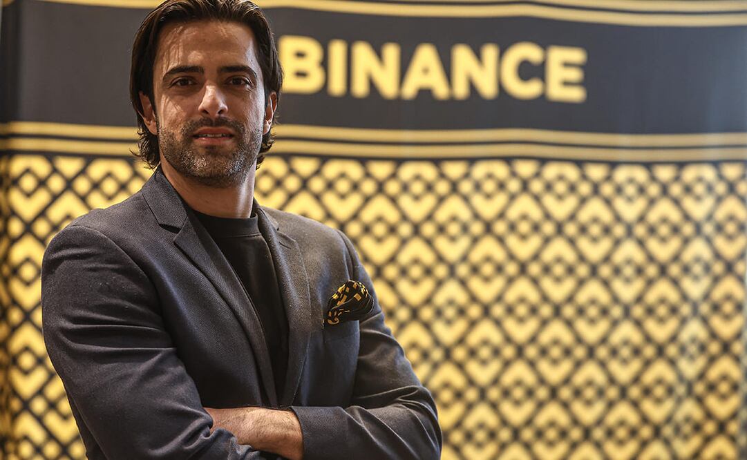 Guilherme Nazar, vicepresidente regional de Binance para América Latina. 
Foto: Gabriel Pano/El Universal