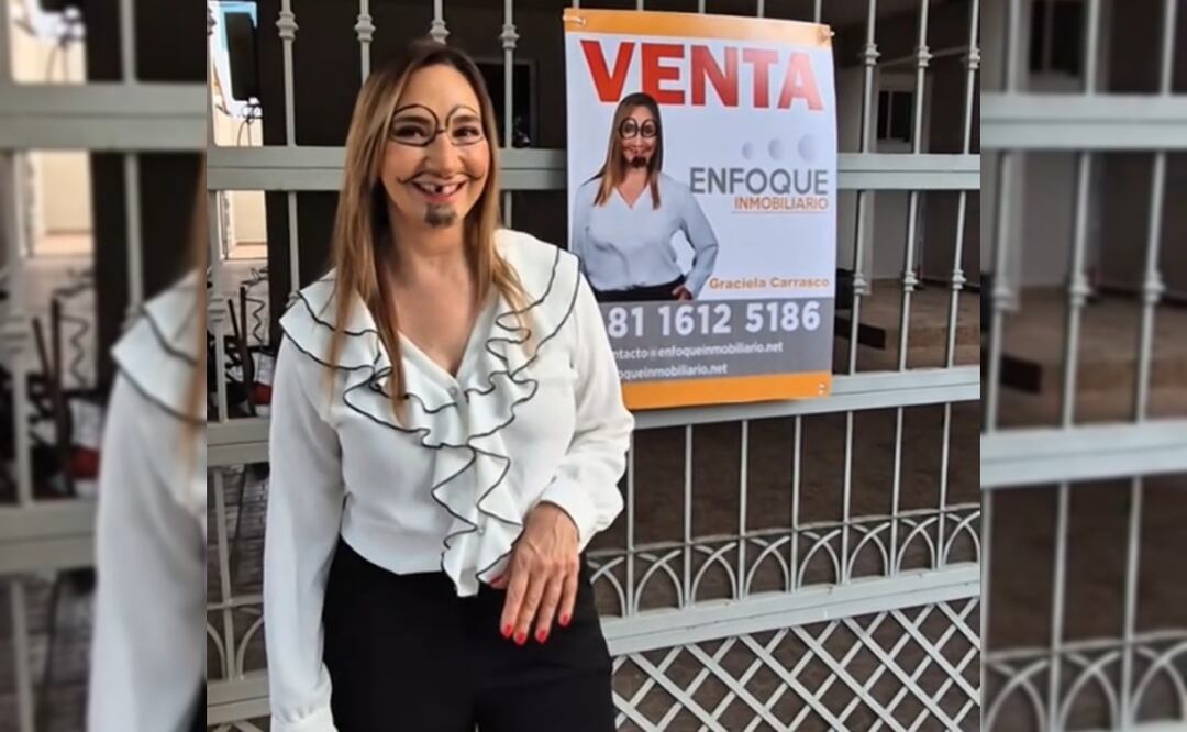 Una agente inmobiliaria convirtió un cartel vandalizado en una divertida estrategia de publicidad que conquistó TikTok (Foto: Canva)