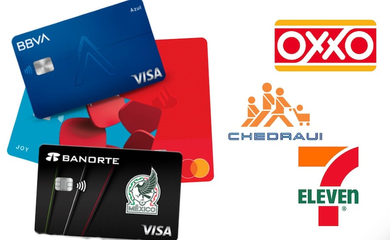 ¿Pagas tu tarjeta en Oxxo o Chedraui? Estas son las comisiones y límites para BBVA, Banorte, Santander y más bancos 