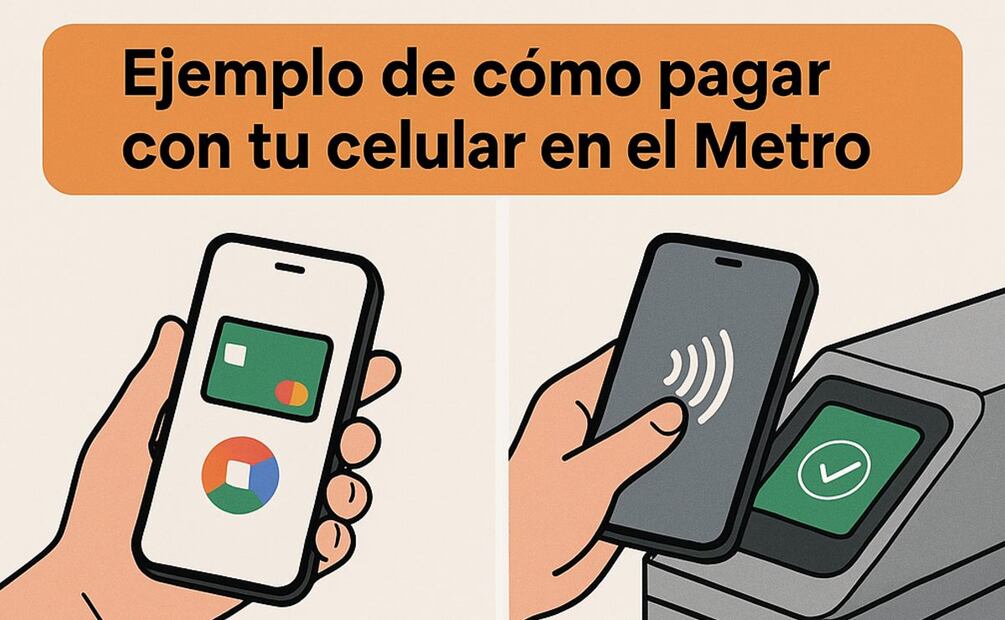 ¿Es seguro el pago contactless o NFC en el Metro CDMX? (Foto: DeDinero)