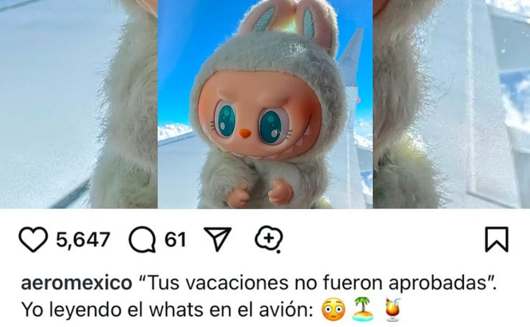 Labubus en el marketing de Aeroméxico (Foto: Captura de pantalla-Instagram de Aeroméxico)
