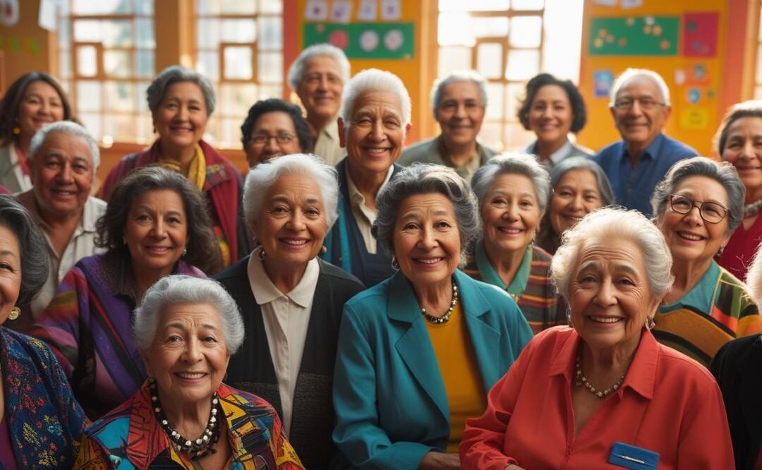 Aprender inglés por solo 25 pesos: El increíble beneficio del INAPAM para adultos mayores. (Foto: Cereada con IA)