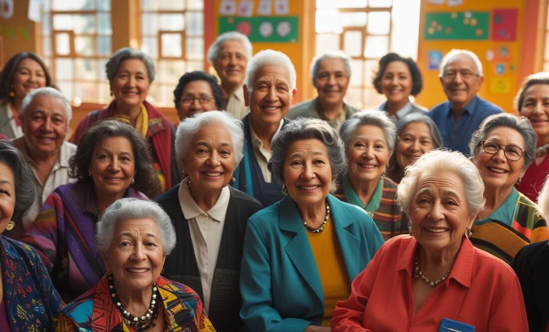 Aprender inglés por solo 25 pesos: El increíble beneficio del INAPAM para adultos mayores. (Foto: Cereada con IA)