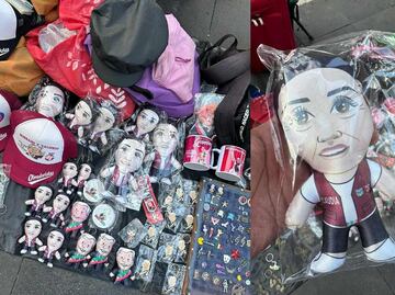 Vendedor revela cómo usa Pensión del Bienestar para hacer negocio con imagen de Claudia Sheinbaum