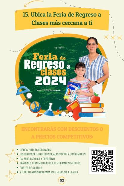 Ferias de regreso a clases. (Foto: Captura de pantalla)