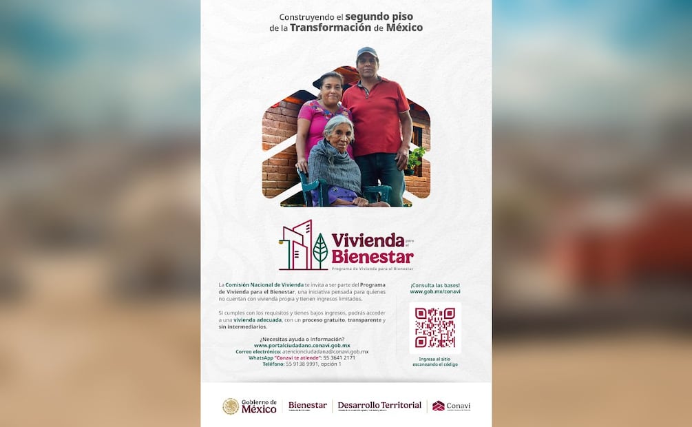 Conavi inicia el registro para el Programa de Vivienda para el Bienestar 2025. (Foto: Sitio web oficial)